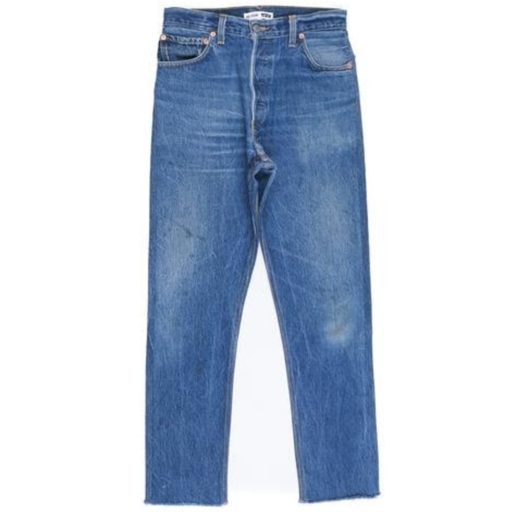 RE/DONE Levi's high rise ankle crop denim jeans